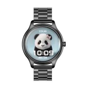 COLMI L28 Smart Watch (black + black steel strap)